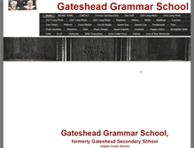 Tablet Screenshot of gateshead-grammar.com